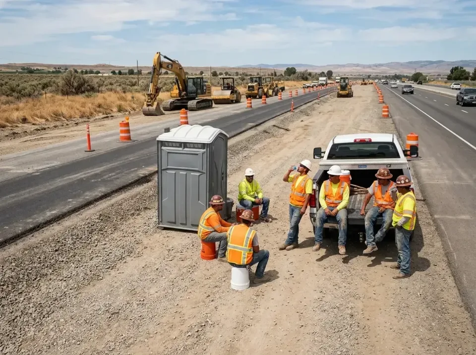 highway-road-construction-crew-007 — frequently asked questions, Porta Potty and Restroom Rentals in Lewiston, UT